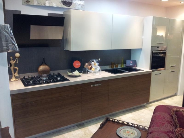 cucina moderna in teak_3