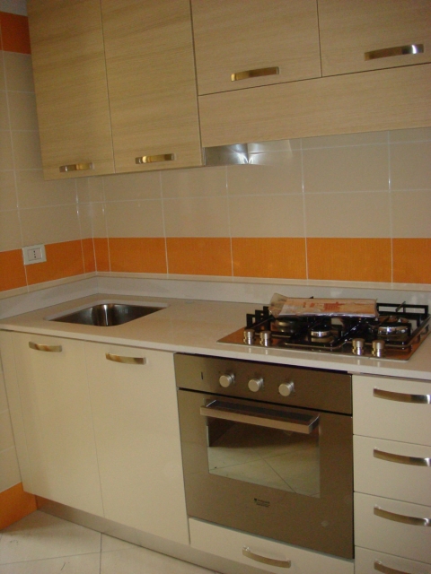 CUCINA MODERNA ROVERE CHIARO