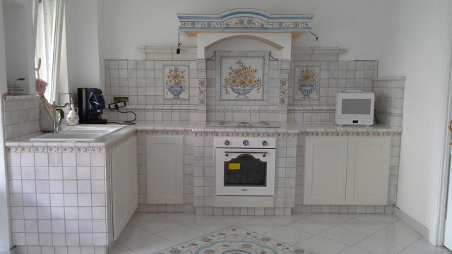 Cucina in finta muratura_3