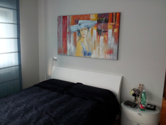 LETTO MATRIMONIALE,LETTO LACCATO BIANCO